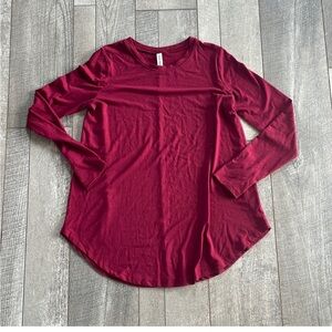 Nordstrom Size Medium Red Tunic Style Top